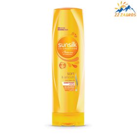 نرم کننده مو سان سیلک مدل Nourishing Soft And Smooth حجم 350 میل