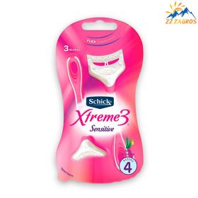 خودتراش زنانه 3 تیغ شیک مدل XTRWME3 بسته 4 عددی