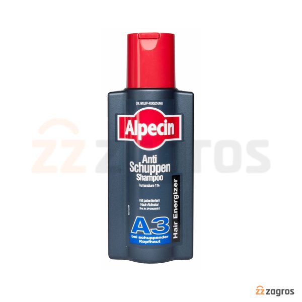 شامپو ضد شوره آلپسین مدل A3 Anti Dandruff حجم 250 میل