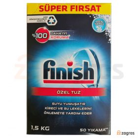 نمک ماشین ظرفشویی فینیش 1.5 کیلوگرمی نمک ماشین ظرفشویی فینیش 1.5 کیلوگرمی