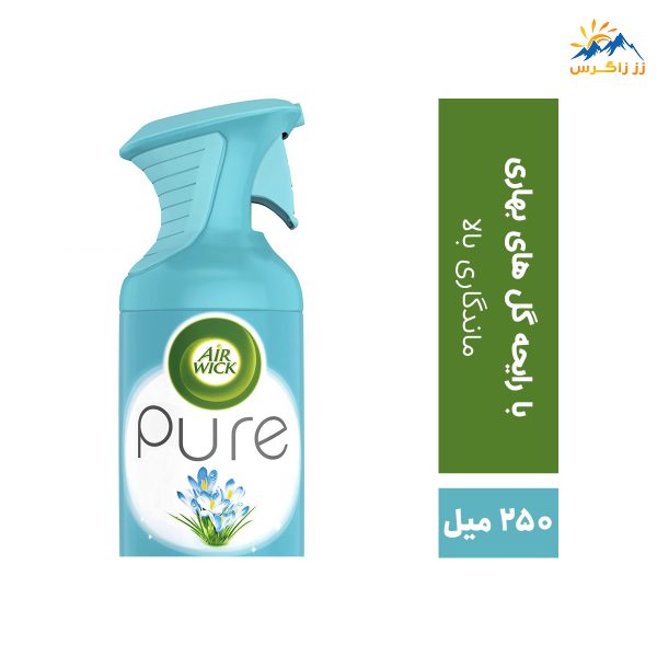 اسپری خوشبو کننده هوا با رایحه گل های بهاری ایرویک 250 میل Air Wick