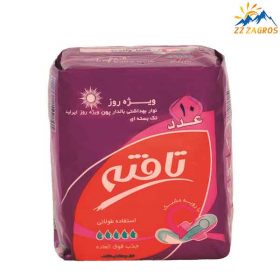 نوار بهداشتی بالدار خیلی نازک ویژه روز تافته تعداد 10 عددی نوار بهداشتی بالدار خیلی نازک ویژه روز تافته تعداد 10 عددی
