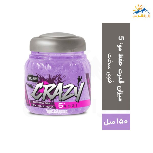 ژل مو هوبی مدل EXTRA STRONG درجه سختی 5 حجم 150 میل