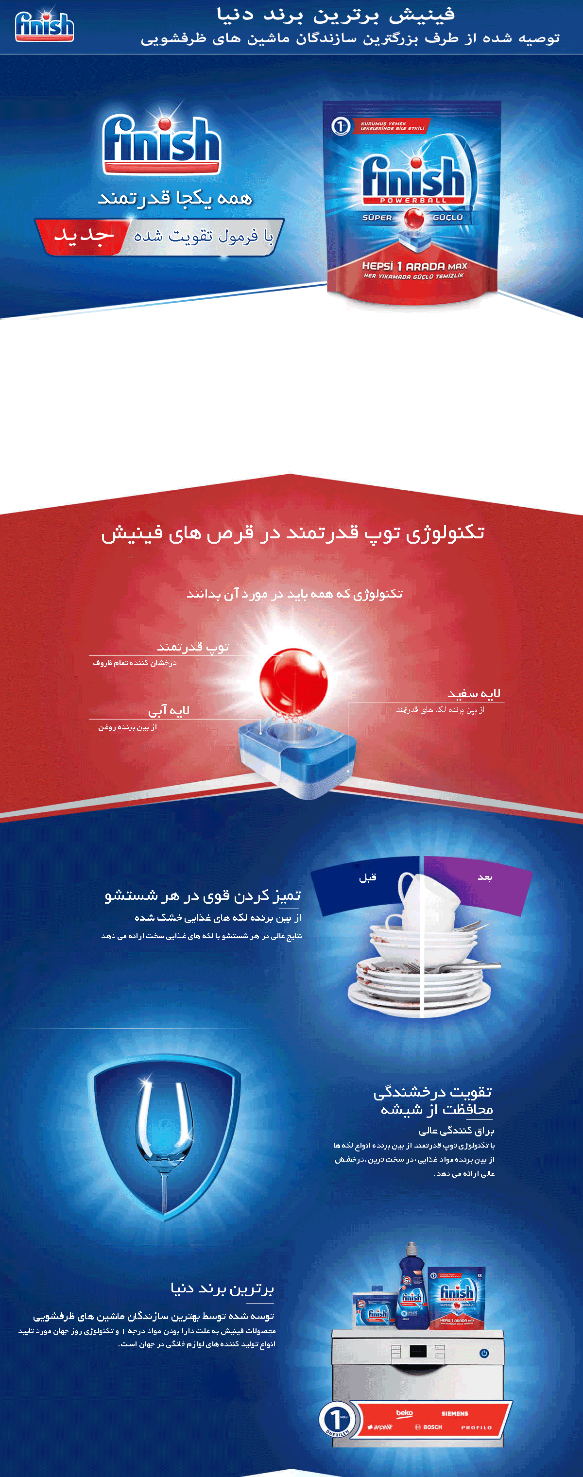 قرص ماشین ظرفشویی فینیش All In one max تعداد 100 عددی 1 00001