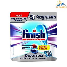 قرص ماشین ظرفشویی فینیش اکسی کوانتوم 80 عددی  FINISH