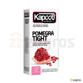 کاندوم کاپوت مدل Pomegra Tight بسته 12 عددی kapoot