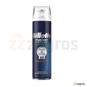 فوم اصلاح 2 در 1 ژیلت مدل Fusion ProGlide Sensitive حجم 250 میل