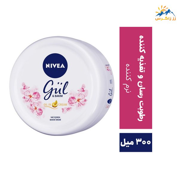 کرم دست و صورت نیوآ با عصاره گل حجم 300 میل NIVEA