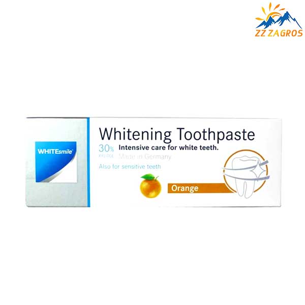 خمیر دندان سفید کننده وایت اسمایل با طعم پرتقال حجم 75 میل