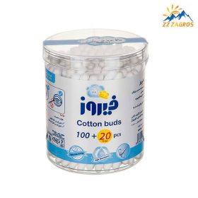 گوش پاک کن فیروز بسته 120 عددی گوش پاک کن فیروز بسته 120 عددی