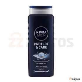 شامپو سر و بدن مردانه نیوآ مدل protect & care حجم 500 میل