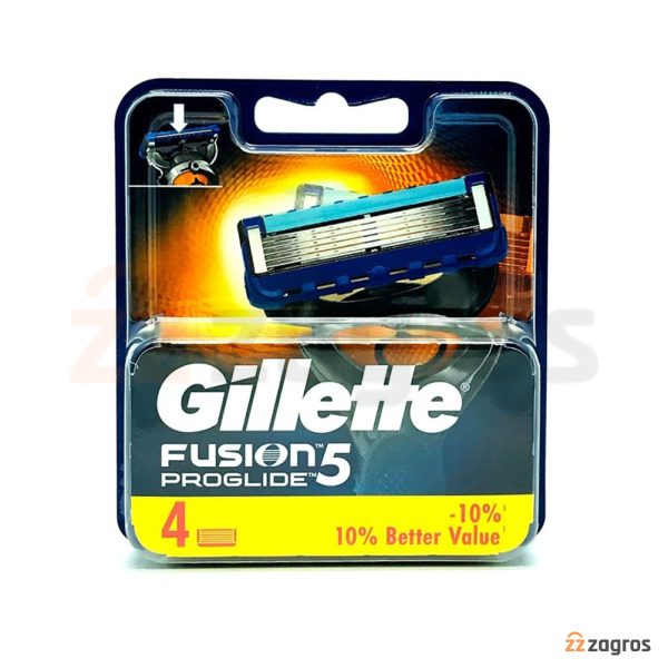 تیغ یدک ژیلت مدل FUSION 5 PROGLIDE تعداد 4 عددی