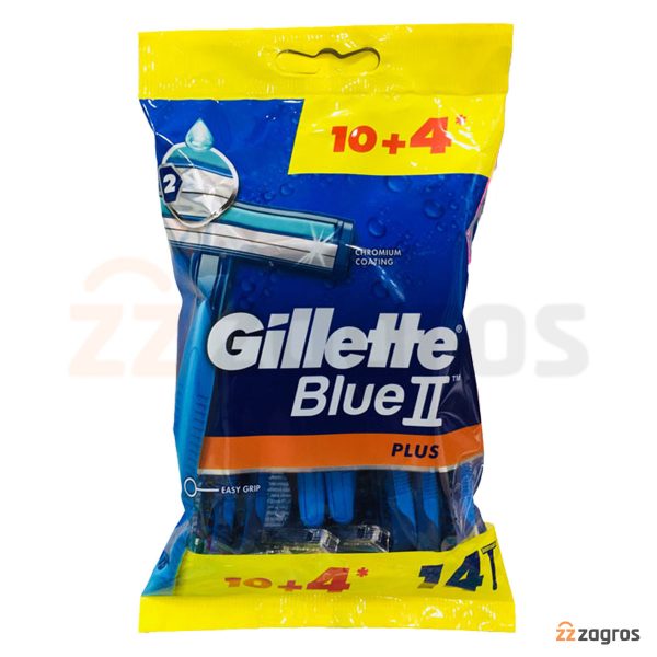 خودتراش ژیلت مدل Blue2 تعداد 14 عددی