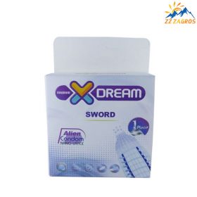 کاندوم فضایی ایکس دریم مدل Sword تعداد 1 عددی