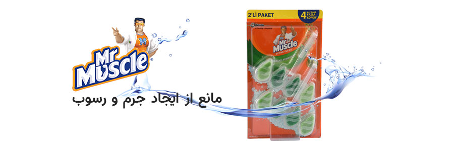 خوشبو کننده توالت فرنگی مستر ماسل با رایحه درخت کاج بسته 2 عددی