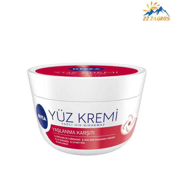 کرم ضد چروک صورت نیوا مدل YUZ KREMI حجم 100 میل NIVEA