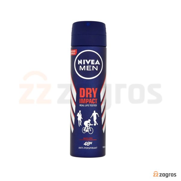 اسپری ضد تعریق مردانه نیوآ مدل Dry Impact حجم 150 میل