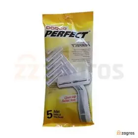 خودتراش مردانه 1 تیغ دورکو مدل PERFECT بسته 5 عددی خودتراش مردانه 1 تیغ دورکو مدل PERFECT بسته 5 عددی