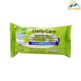 دستمال مرطوب بیویپس مدل Daily care تعداد 15 عددی