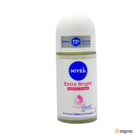 رول ضد تعریق زنانه نیوآ مدل Extra Bright Radiant & Smooth حجم 50 میل/ 72 ساعته