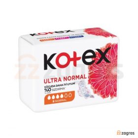 نوار بهداشتی کوتکس سایز نرمال مدل Ultra بسته 8 عددی