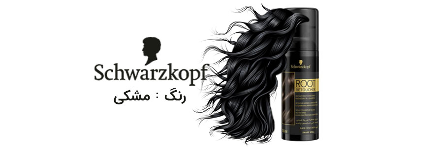 اسپری رنگ مو روت ریتاچر با رنگ سیاه حجم 120 میل