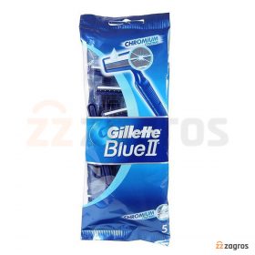 خودتراش مردانه 2 تیغ ژیلت مدل BLUE 2 تعداد 5 عددی