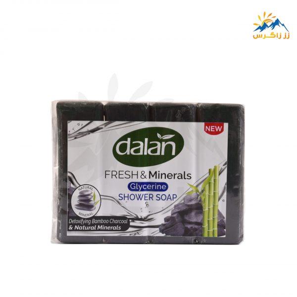 صابون دالان dalan حاوی گلیسیرین و زغال تعداد 4 عددی