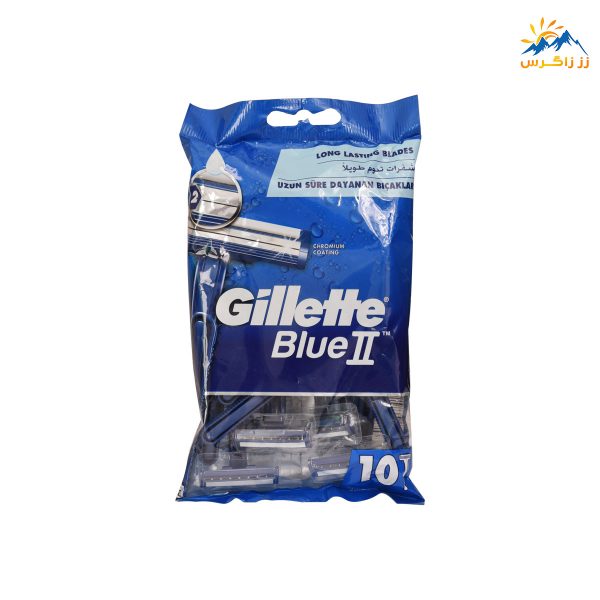 خودتراش ژیلت GILLETTE مدل BLUE 2 تعداد 10 عددی