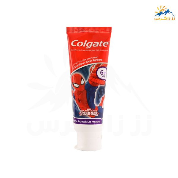 خمیر دندان بچه کلگیت colgate مدل اسپایدرمن حجم 75 میل