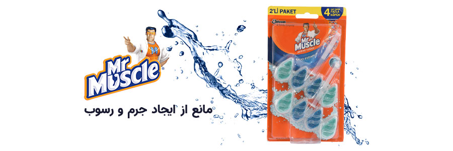 خوشبو کننده توالت فرنگی مستر ماسل با رایحه اقیانوس بسته 2 عددی
