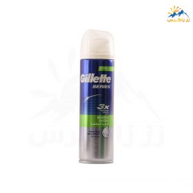 فوم اصلاح ژیلت سری 3X مدل Sensitive حجم 250 میل فوم اصلاح ژیلت سری 3X مدل Sensitive حجم 250 میل