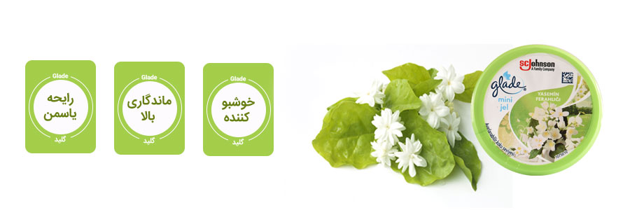 ژل بوگیر گلید با رایحه یاسمن حجم 70 گرم