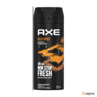 اسپری بدن دئودورانت مردانه اکس مدل Wild Spice حجم ۱۵۰ میل