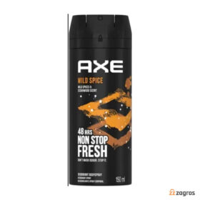 اسپری بدن دئودورانت مردانه اکس مدل WILD SPICE حجم 150 میل