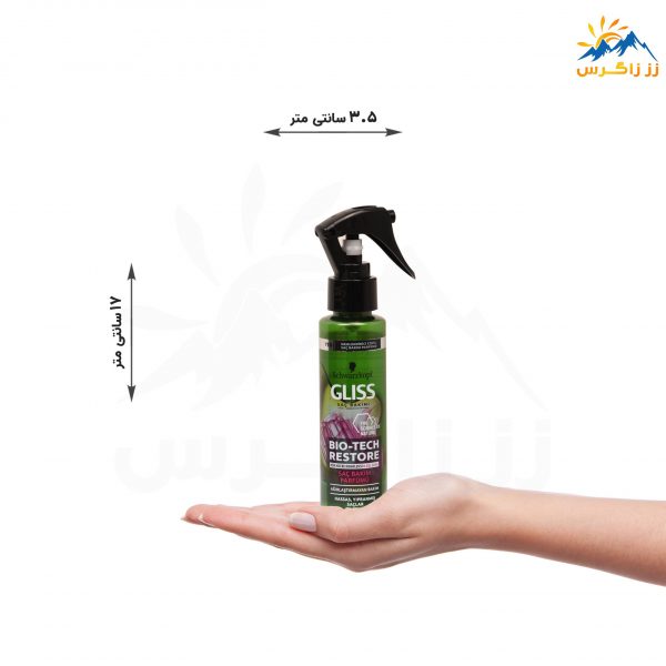 اسپری خوشبو کننده مو گلیس مدل BIO-TECH RESTORE حجم 100 میل