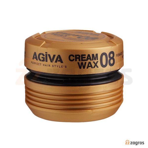 واکس مو آگیوا مدل Cream Wax 08 حجم 175 میل