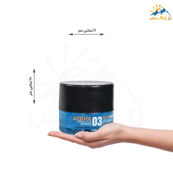 ژل مو آگیوا با سختی 03 حجم 700 میل