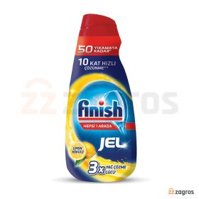 ژل ماشین ظرفشویی فینیش با رایحه لیمو 1000 میل ژل ماشین ظرفشویی فینیش با رایحه لیمو 1000 میل