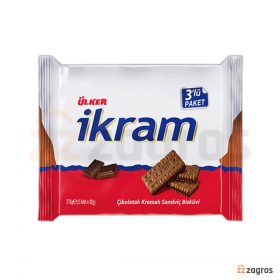 بیسکوییت کرمدار اولکر با طعم کاکائو مقدار 252 گرم بیسکوییت کرمدار اولکر با طعم کاکائو مقدار 252 گرم