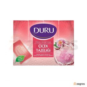 صابون حمام دورو با رایحه گل های بهاری بسته 4 عددی صابون حمام دورو با رایحه گل های بهاری بسته 4 عددی