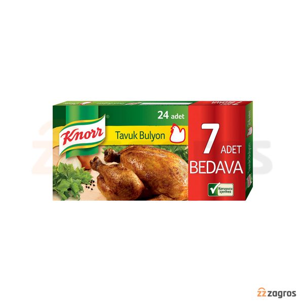 عصاره مرغ کنور Knorr بسته 24 عددی