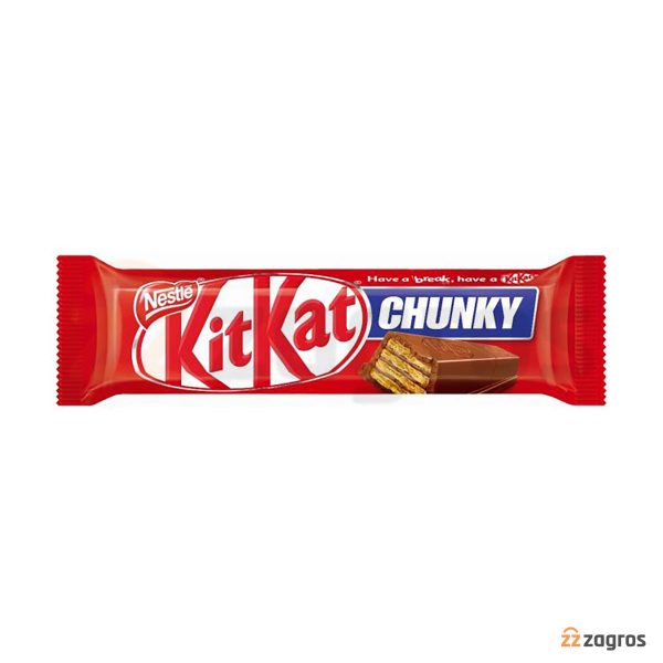 ویفر نستله با روکش شکلاتی KitKat وزن 38 گرم