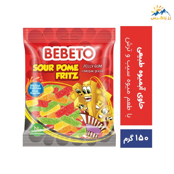 خرید پاستیل ببتو طعم SOUR POME وزن 150 گرم