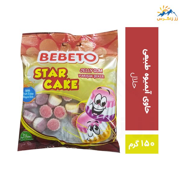 خرید پاستیل ببتو طعم STAR CAKE وزن 150 گرم