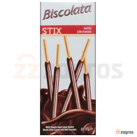 بیسکویت چوب شکلاتی بیسکولاتا مدل StiX وزن 27/5 گرم