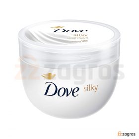 کرم مرطوب کننده دست و بدن داو مدل Silky حجم 300 میل