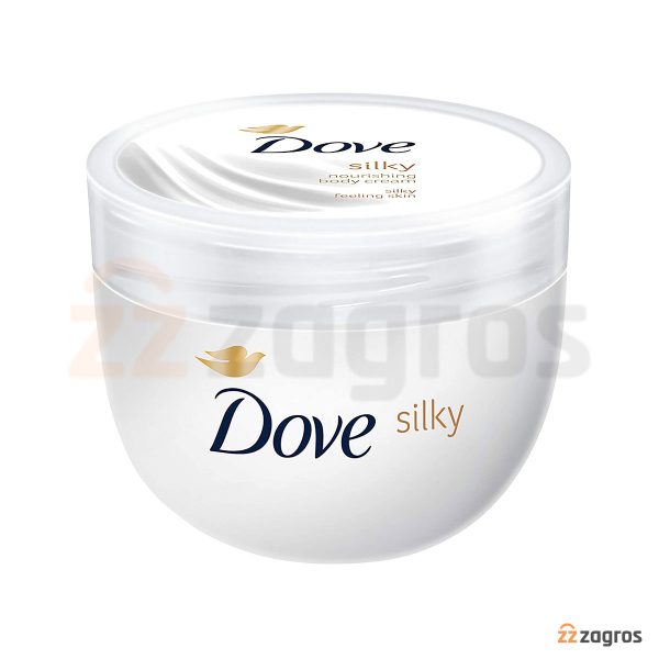 خرید کرم مرطوب کننده دست و بدن داو مدل Silky حجم 300 میل