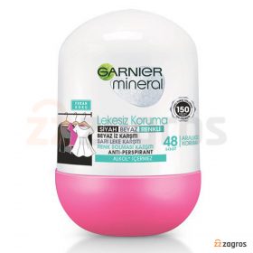 رول ضد تعریق دئودورانت زنانه گارنیر مدل Lekesiz Koruma حجم 50 میل رول ضد تعریق دئودورانت زنانه گارنیر مدل Lekesiz Koruma حجم 50 میل
