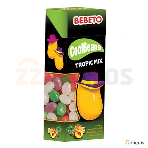 پاستیل ببتو مدل Cool Beans  با طعم میوه های گرمسیری